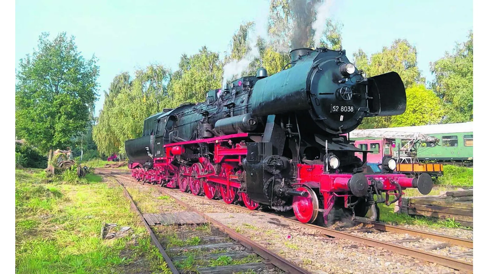 Saisonabschlussfahrt mit der alten Dampflok Else (Foto: em)