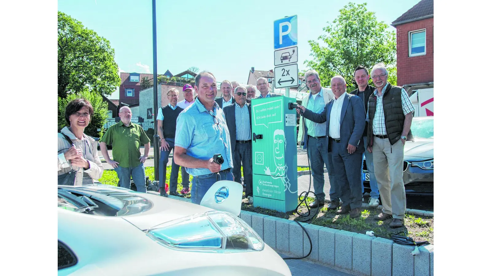 Grüner Strom ist die Zukunft der Mobilität in Bückeburg (Foto: wa)