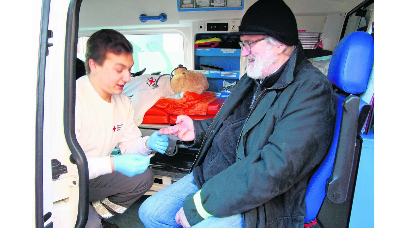 DRK im Einsatz (Foto: gi)