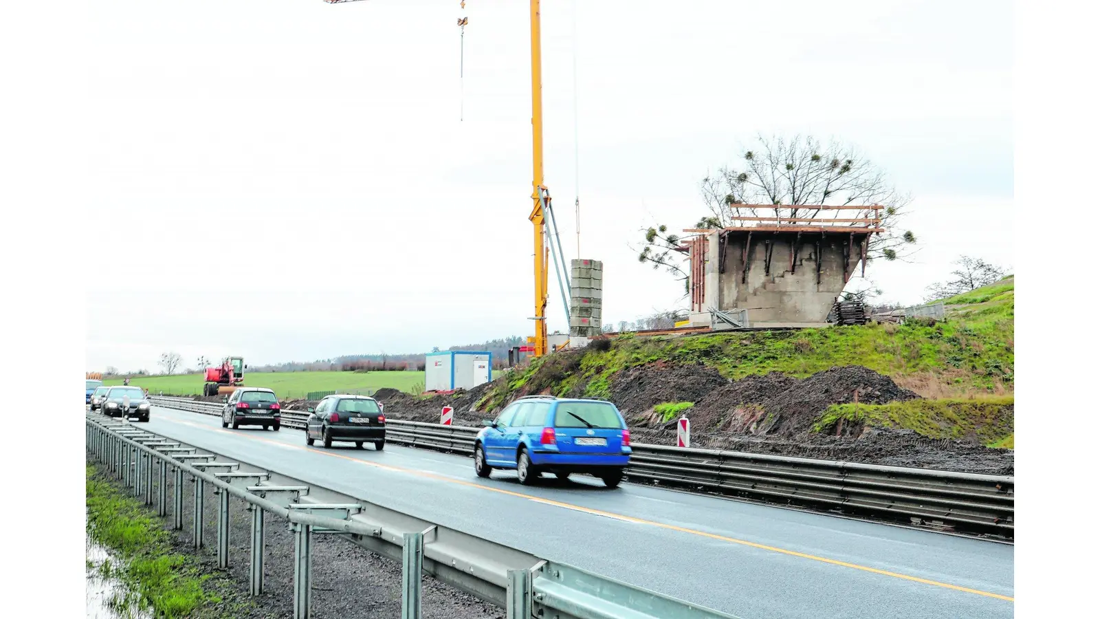 Kein Fortschritt beim Brückenbau (Foto: jb)