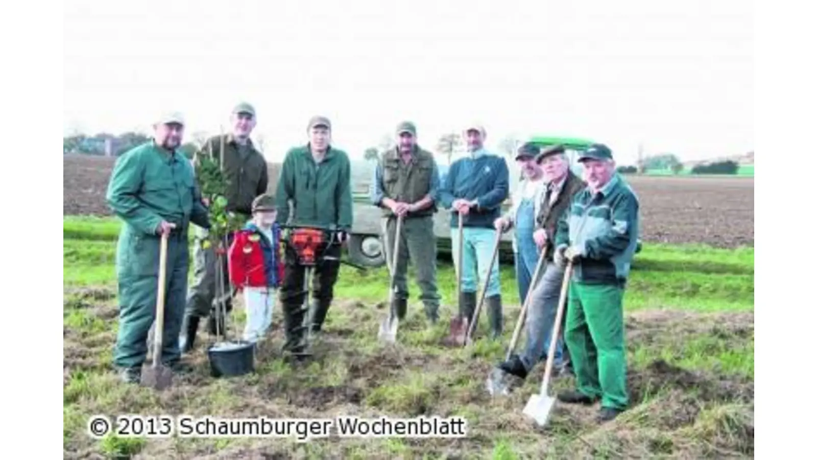 Jagdgenossenschaft pflanzt 20 Obstbäume (Foto: gi)