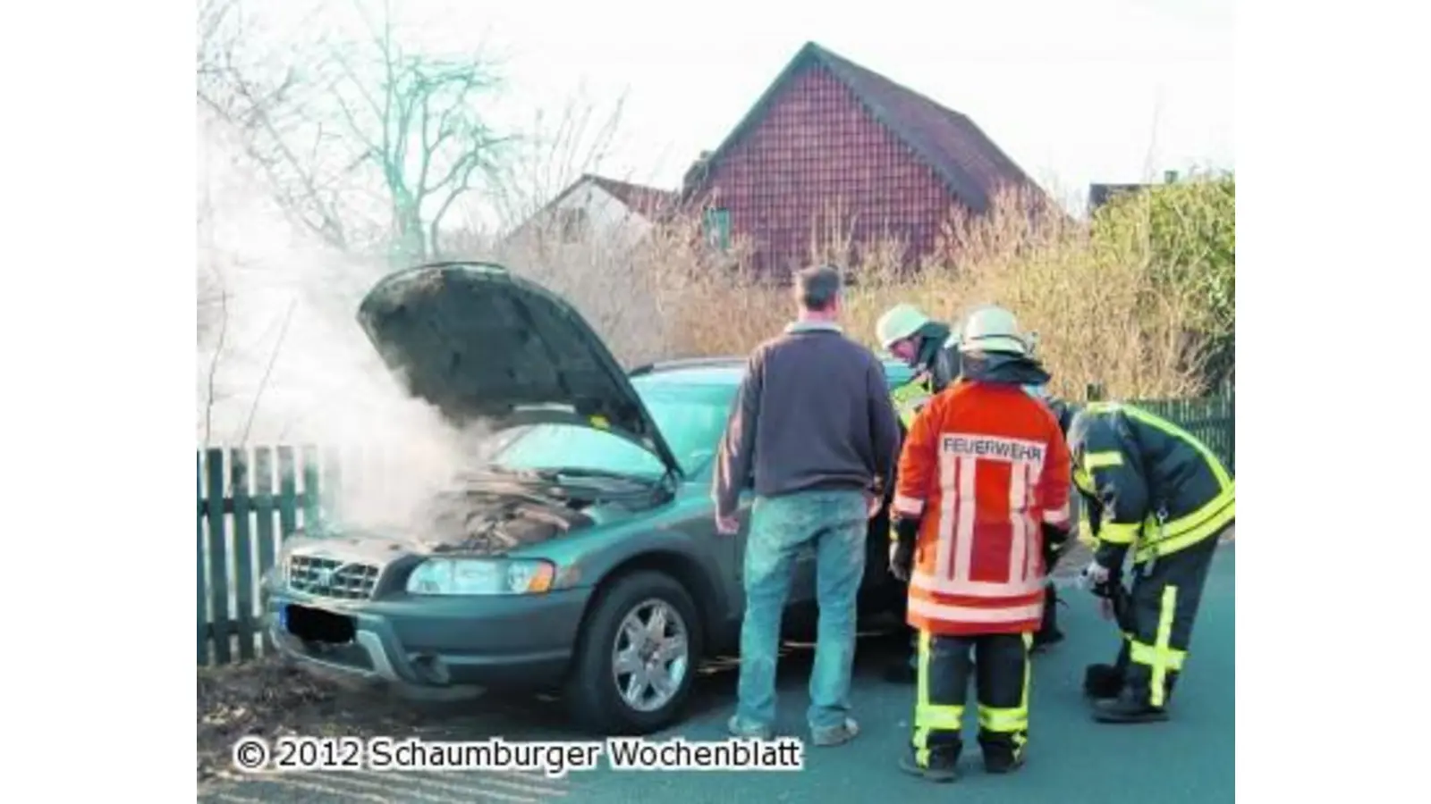 Qualmende Standheizung verursacht Feuerwehreinsatz (Foto: wtz)