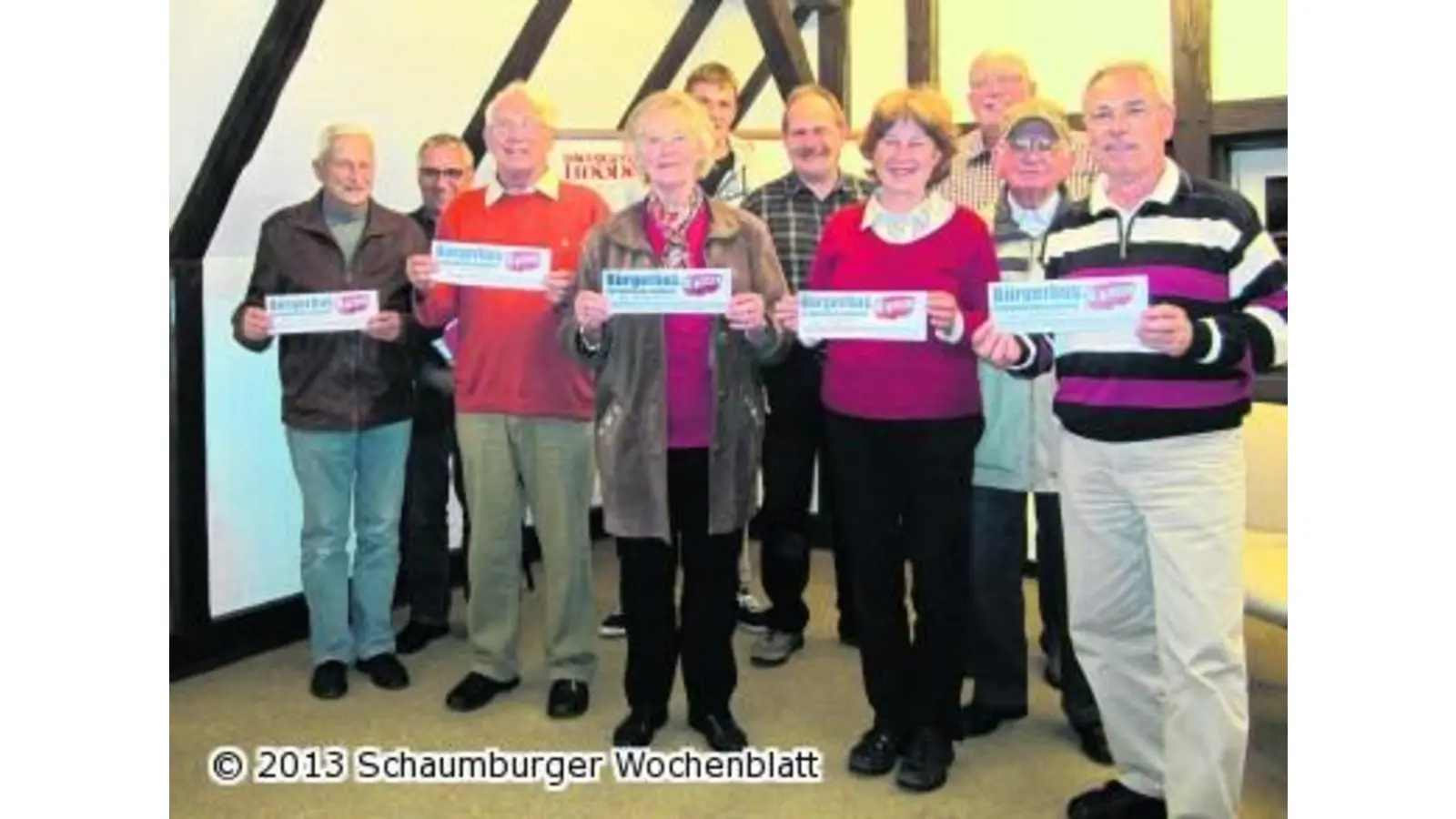 Der Bürgerbus Vorstand gibt Gas (Foto: bt)