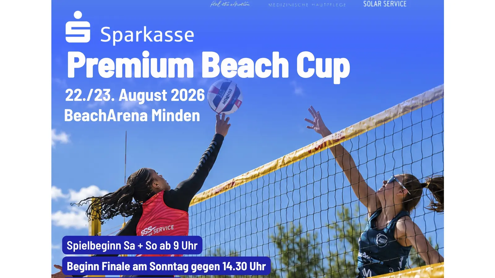 Sparkasse Premium Beach Cup am Wochenende 22. und 23. August. (Foto: privat)
