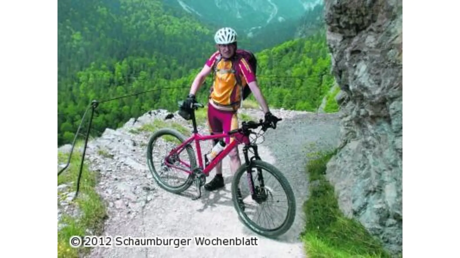 Mit dem Fahrrad über die Alpen (Foto: pp)