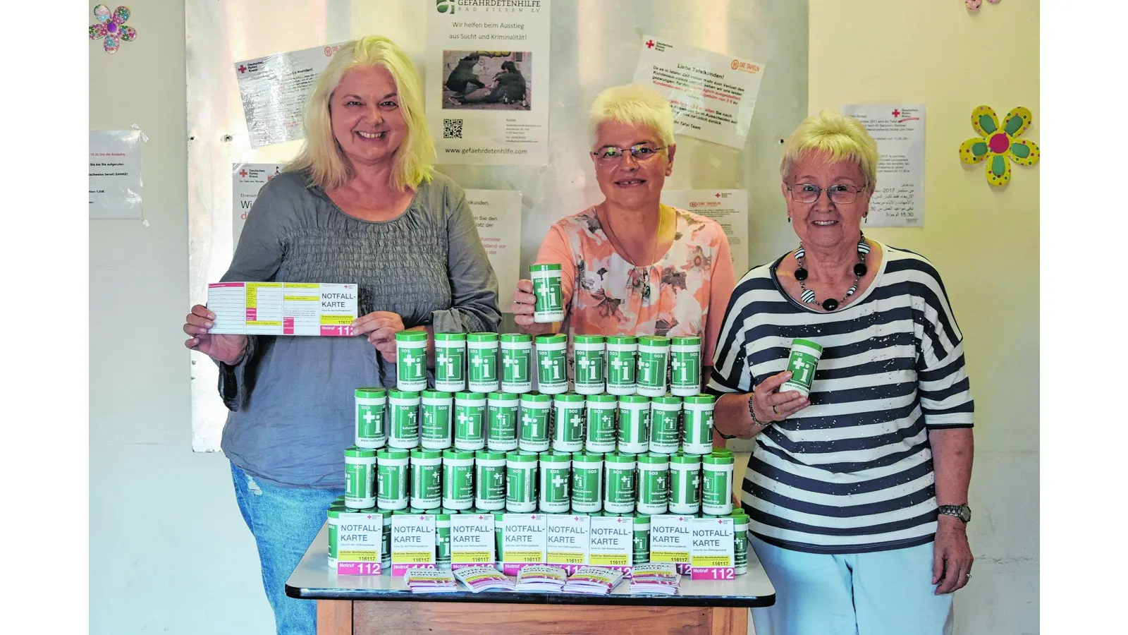 Notfalldosen für Tafel-Senioren (Foto: ste)