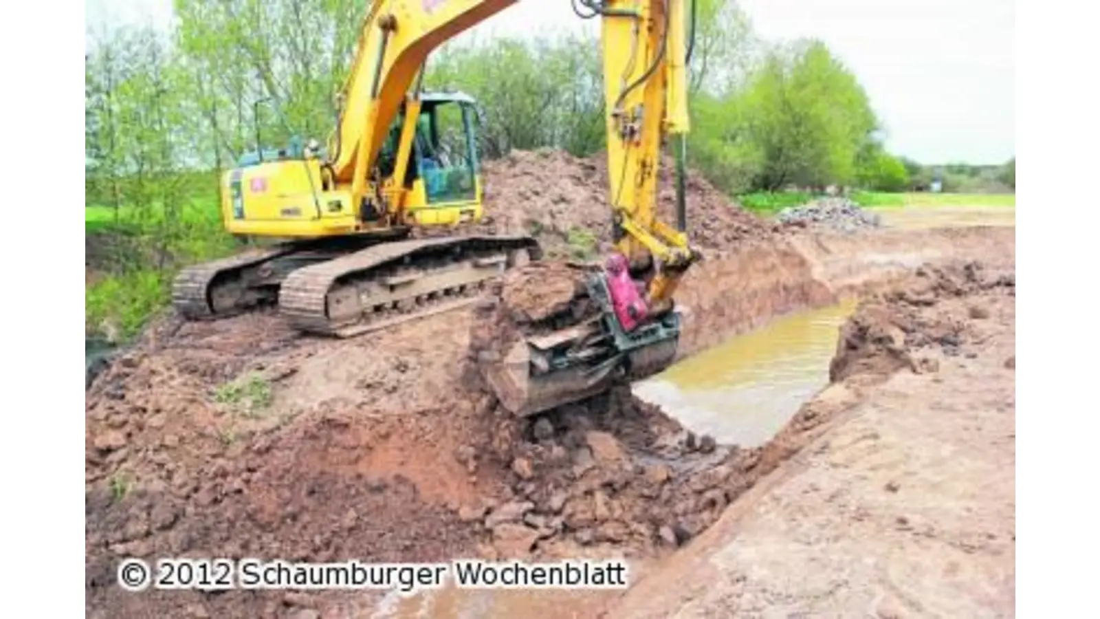 Renaturierung der Rodenberger Aue (Foto: red)