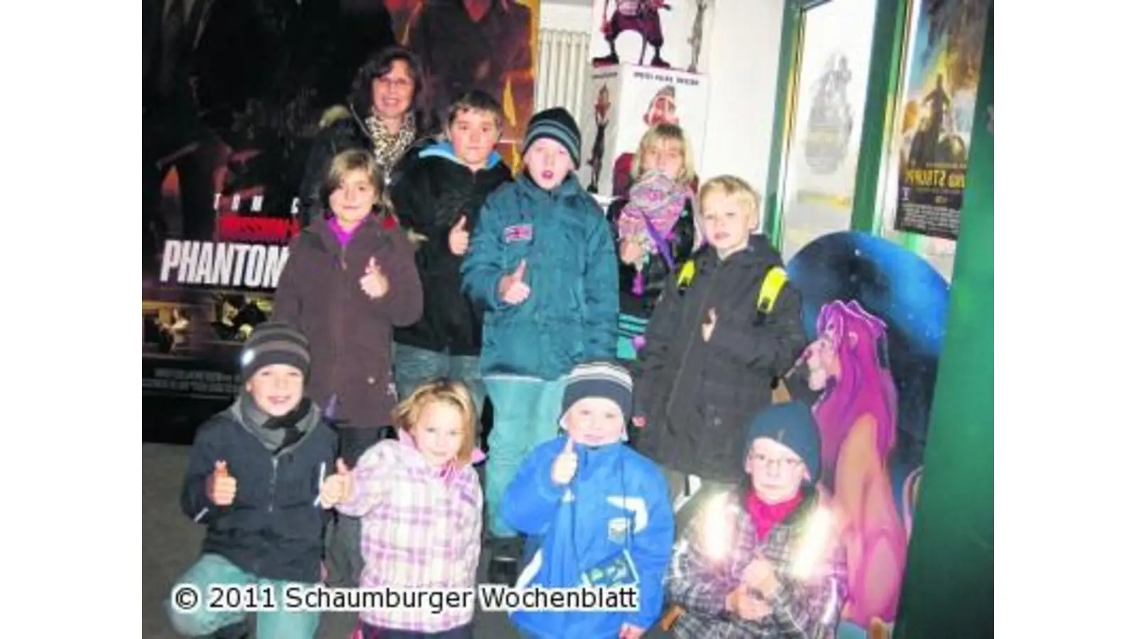 Kinobesuch mit der Volksbank (Foto: jo)
