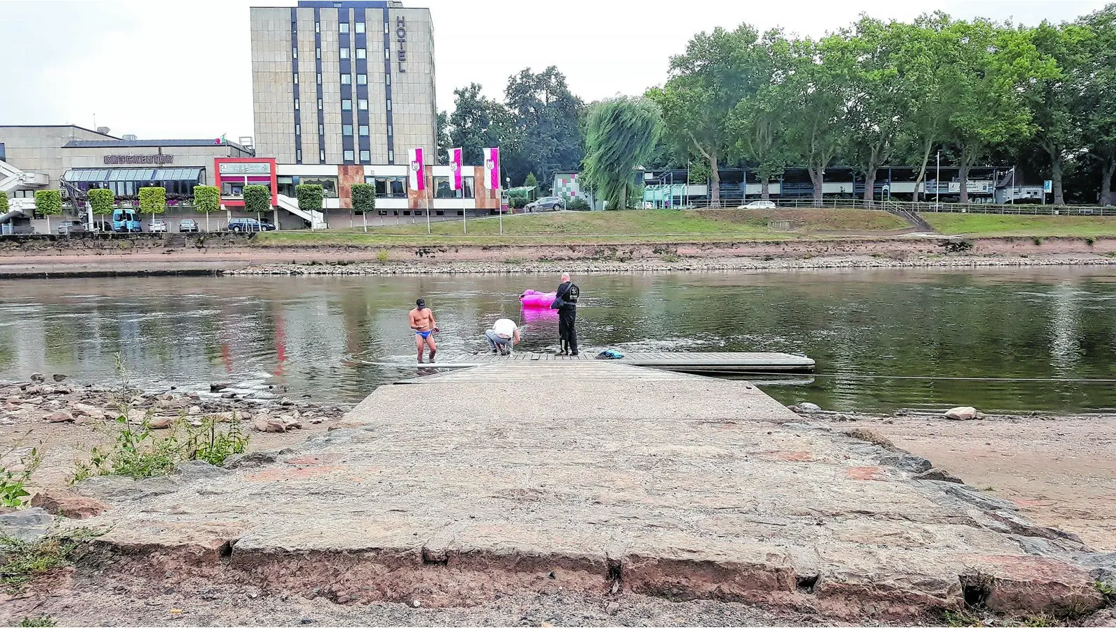 Die Stadt will keine Rampe zum Anleger (Foto: ste)