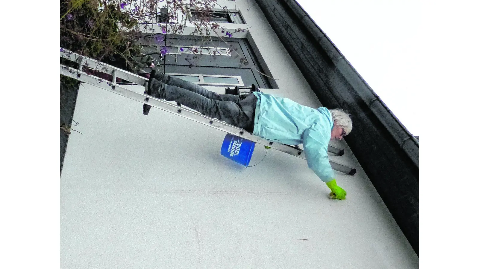 Eier an die Hauswand (Foto: al)