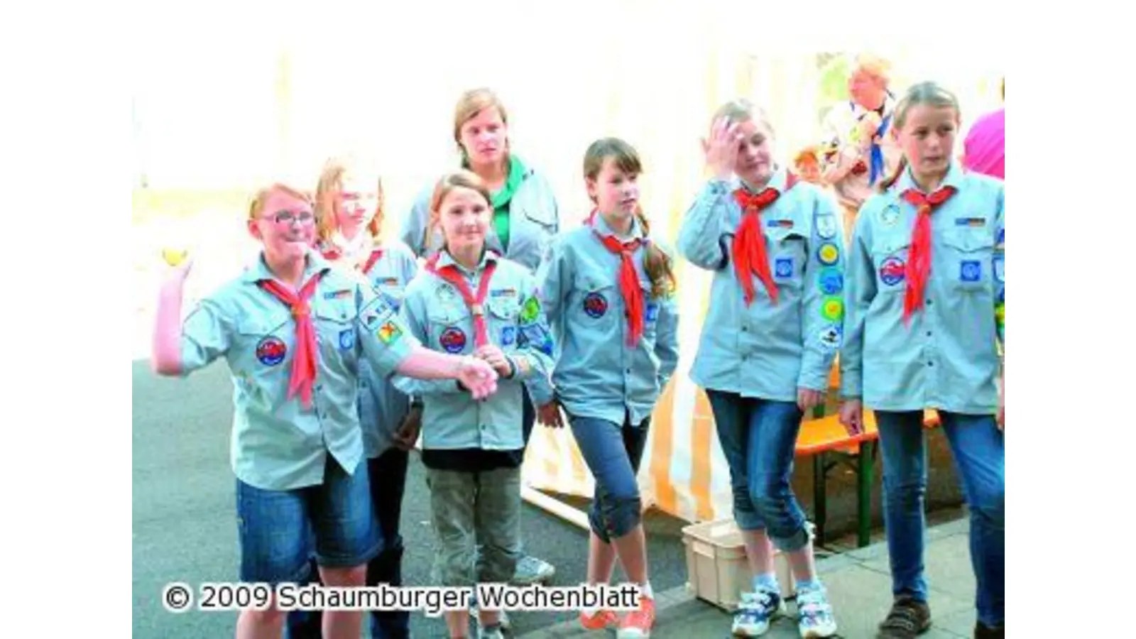 Pfadfinder unterstützen Sommerfest (Foto: red)