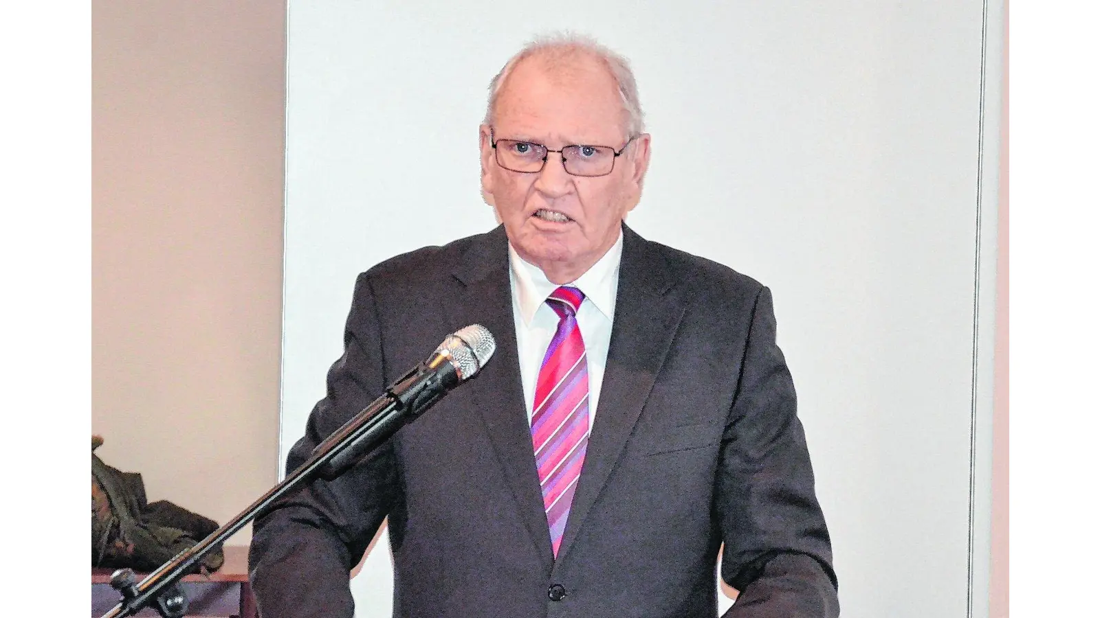 Hans-Otto Blume mit deutlichen Worten beim SPD-Neujahrsempfang unterwegs (Foto: red)