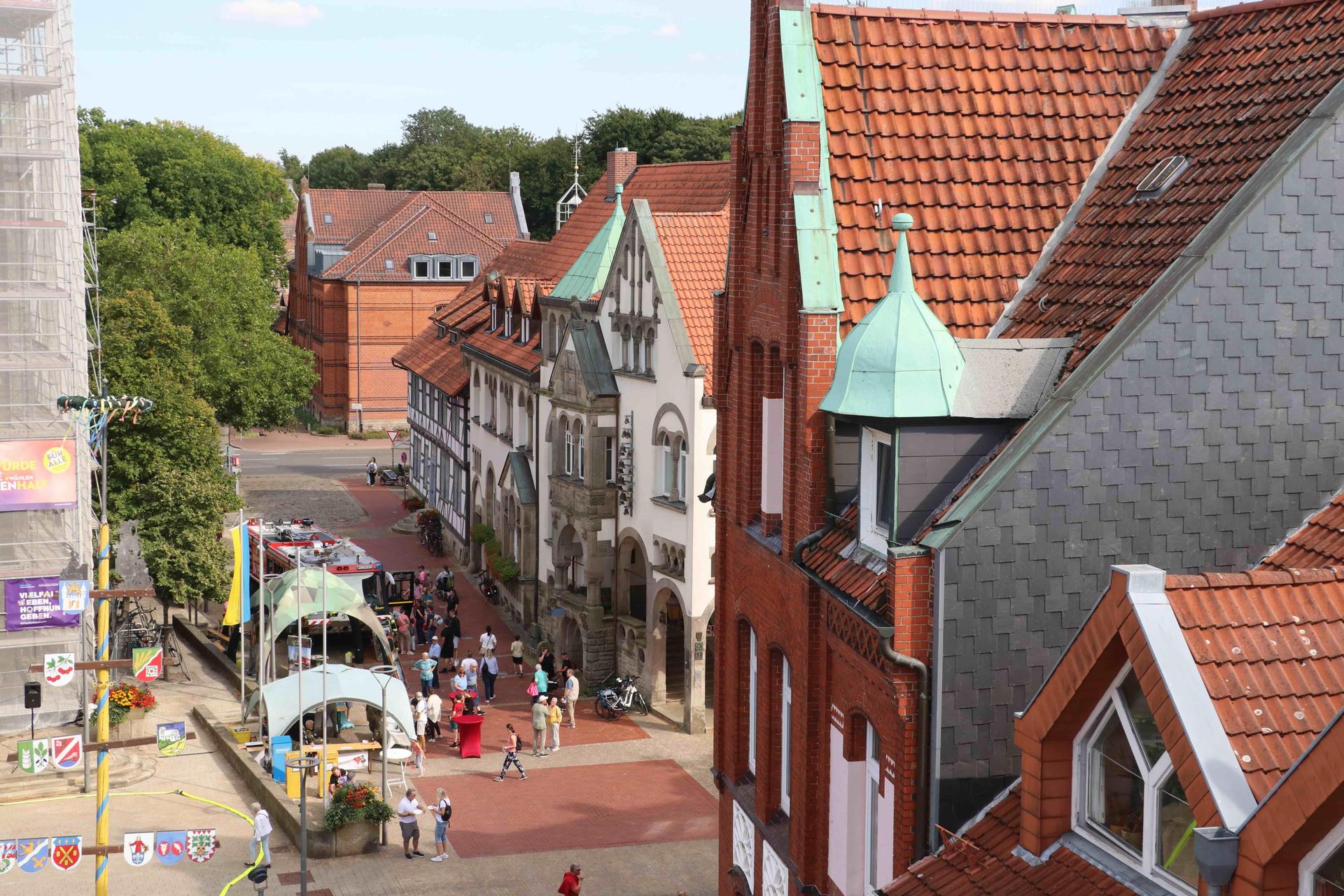 Eindrücke vom Rettertag in der Innenstadt und bei den Stadtwerken. (Foto: gi)