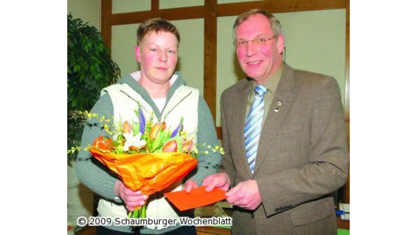 Mandy Ronnenberg geehrt für besonderes Engagement (Foto: red)