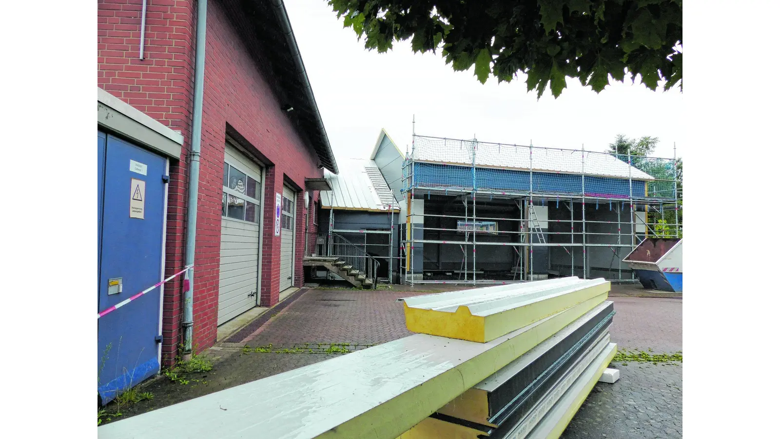 Das Gerätehaus verdoppelt sich (Foto: al)