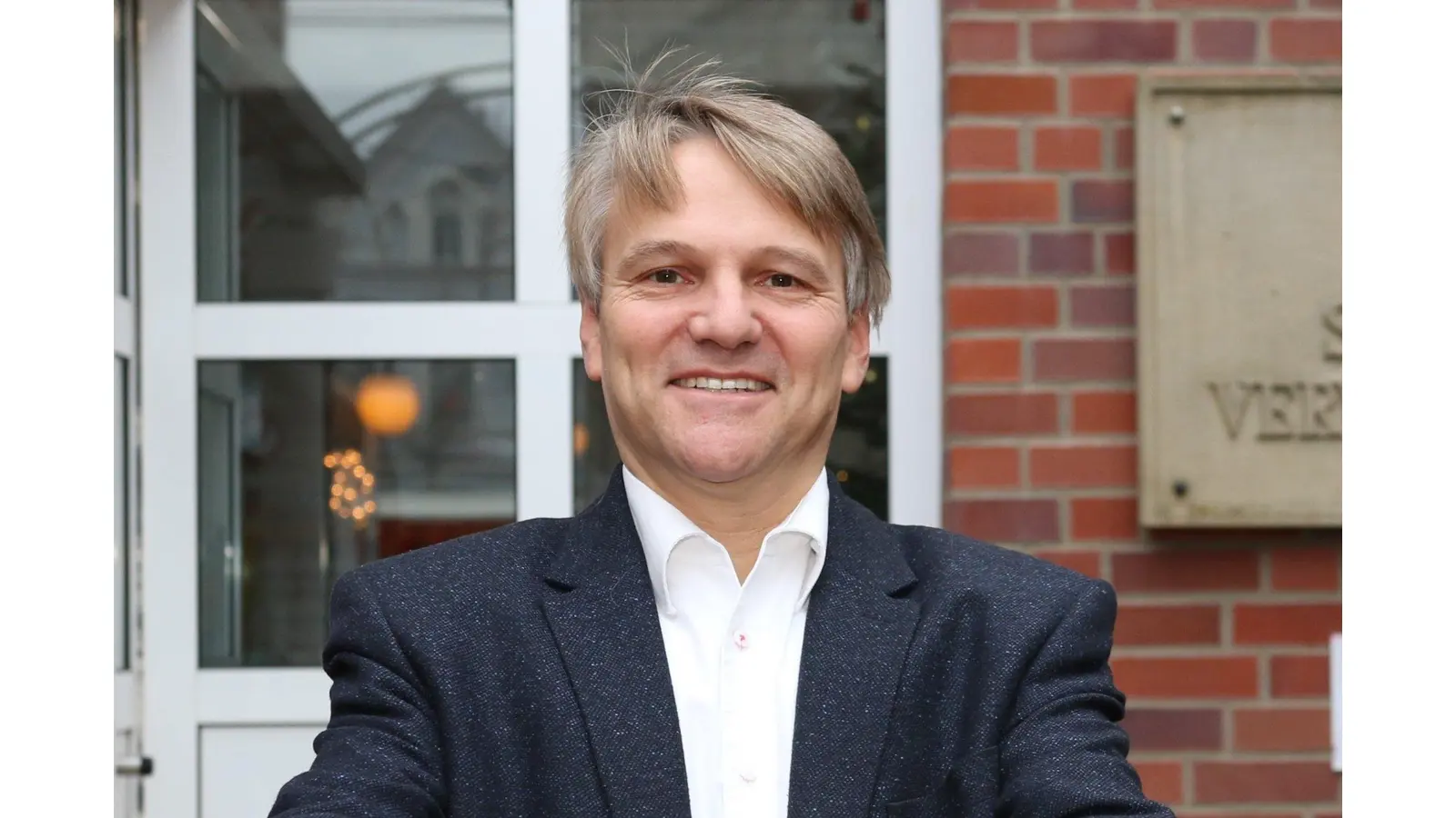 Amtsinhaber Oliver Theiß startet in den Wahlkampf (Foto: bb)