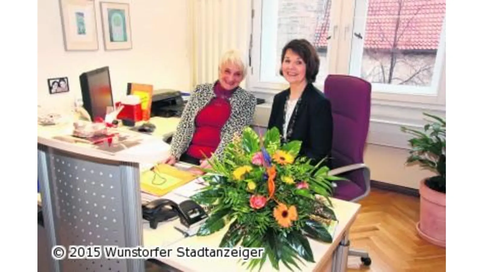 Chefsekretärin verabschiedet sich jetzt in ihren Ruhestand (Foto: gi)