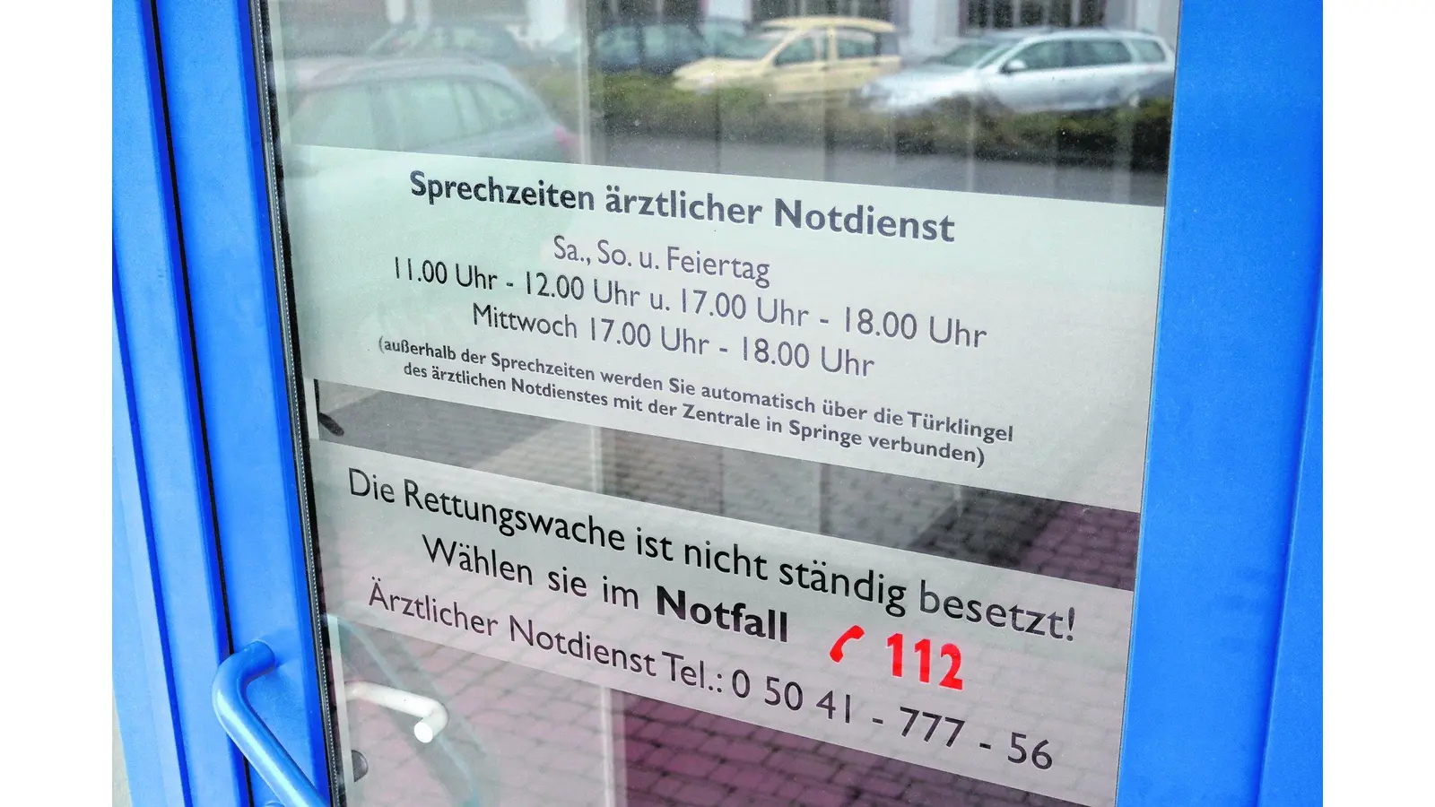 Die Außenstellen des Notfalldienstes schließen (Foto: jl)