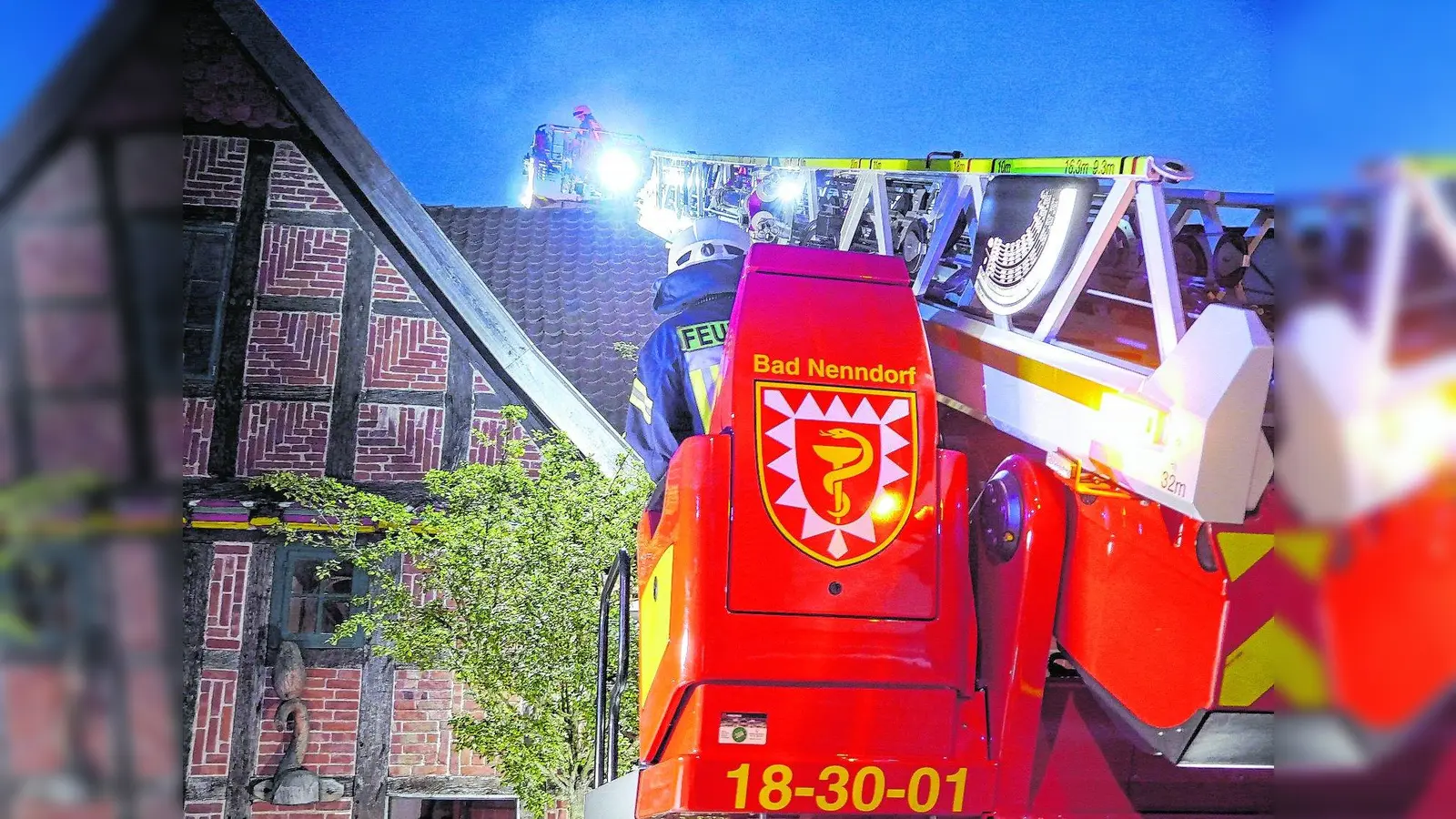 Schwelbrand im Dachstuhl (Foto: em)