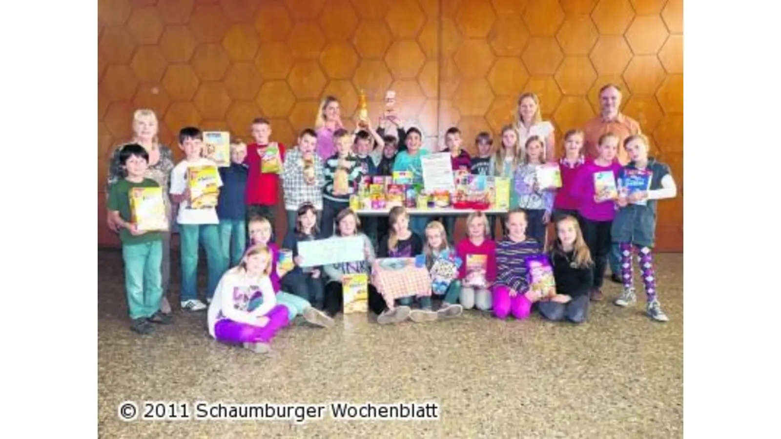 Schüler sammeln mit viel Eifer für die Tafel (Foto: pd)