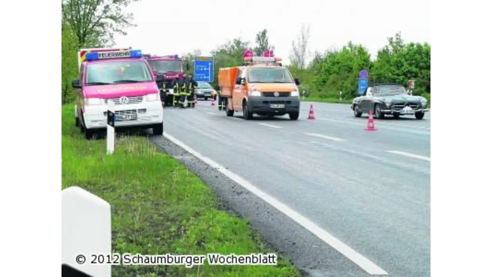 Ölspur sorgt für Behinderungen (Foto: al)