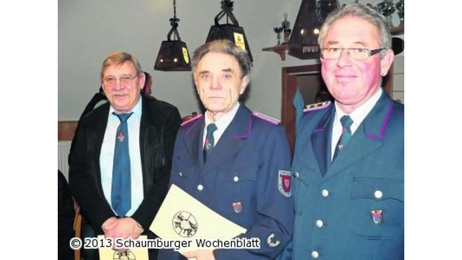Viel Arbeit für eine kleine Wehr (Foto: al)