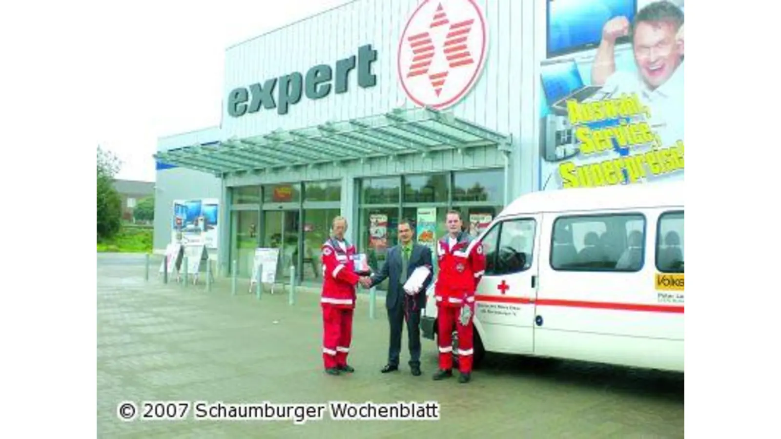Expert-Markt unterstützt DRK Bereitschaft (Foto: hb)