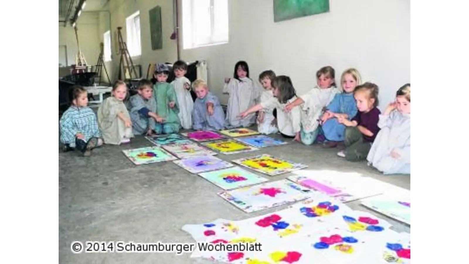 Malen mit dem Trinkhalm (Foto: al)