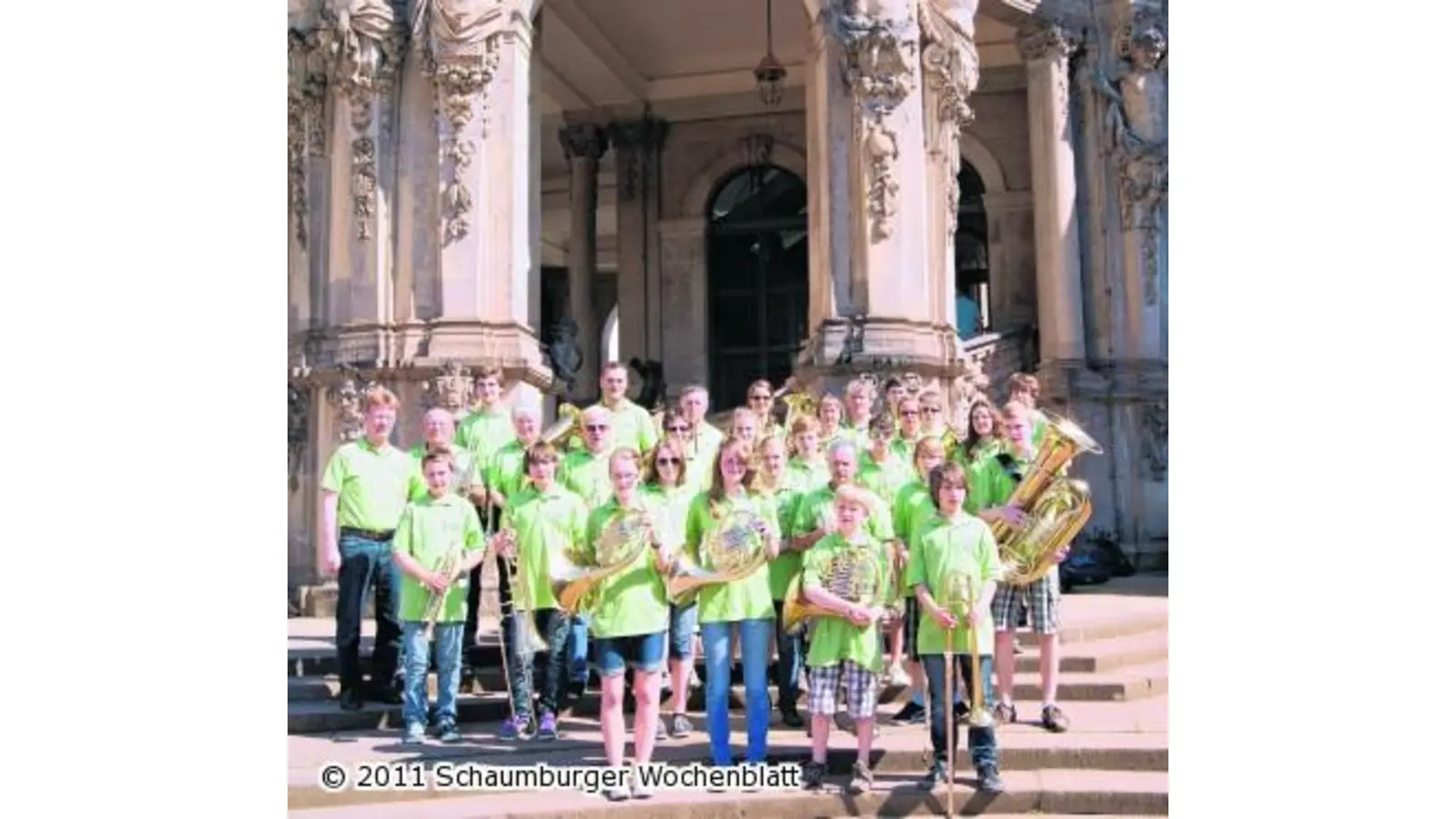 Meer-Bläser spielen in Dresden (Foto: em)