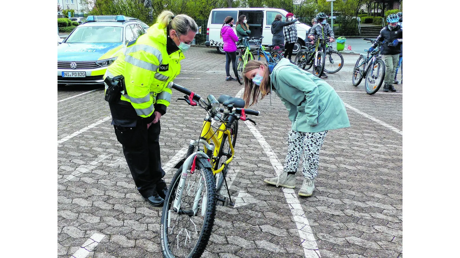 Nur kleine Mängel an den Rädern (Foto: al)