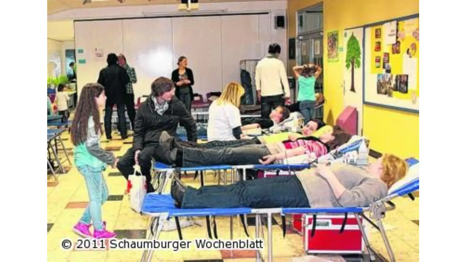 Eine nicht alltägliche Schulaktion (Foto: red)