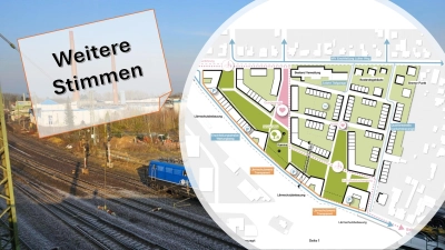 In der Diskussion: Die Planungen für den neuen Oststadtbogen auf dem ehemaligen Vion-Gelände. (Foto: tau/Stadt Wunstorf)
