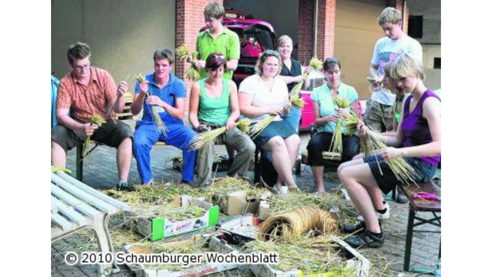 Das Getreide für den Erntekranz (Foto: al)
