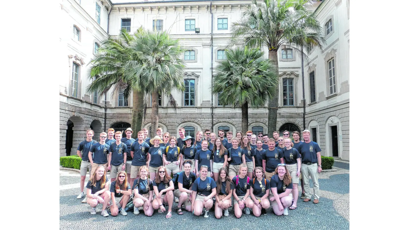 Ratsband auf italienischer Konzertreise mit Auftritten in Mailand und am Lago Maggiore (Foto: jb)