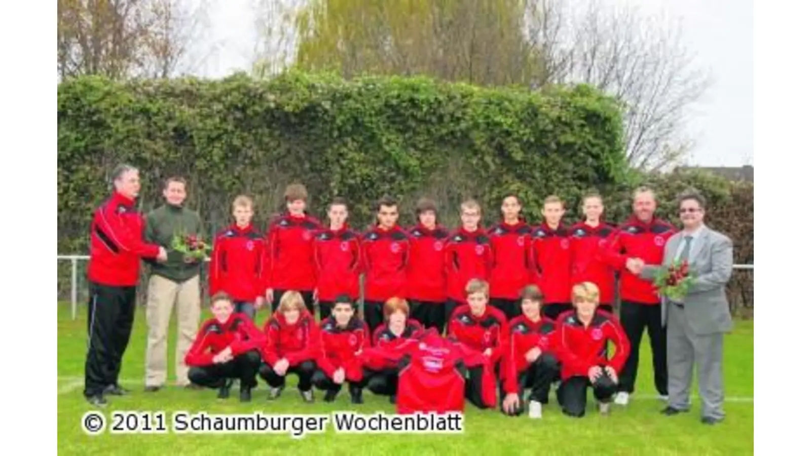 Trainingsanzüge für die C-Jugend (Foto: bb)