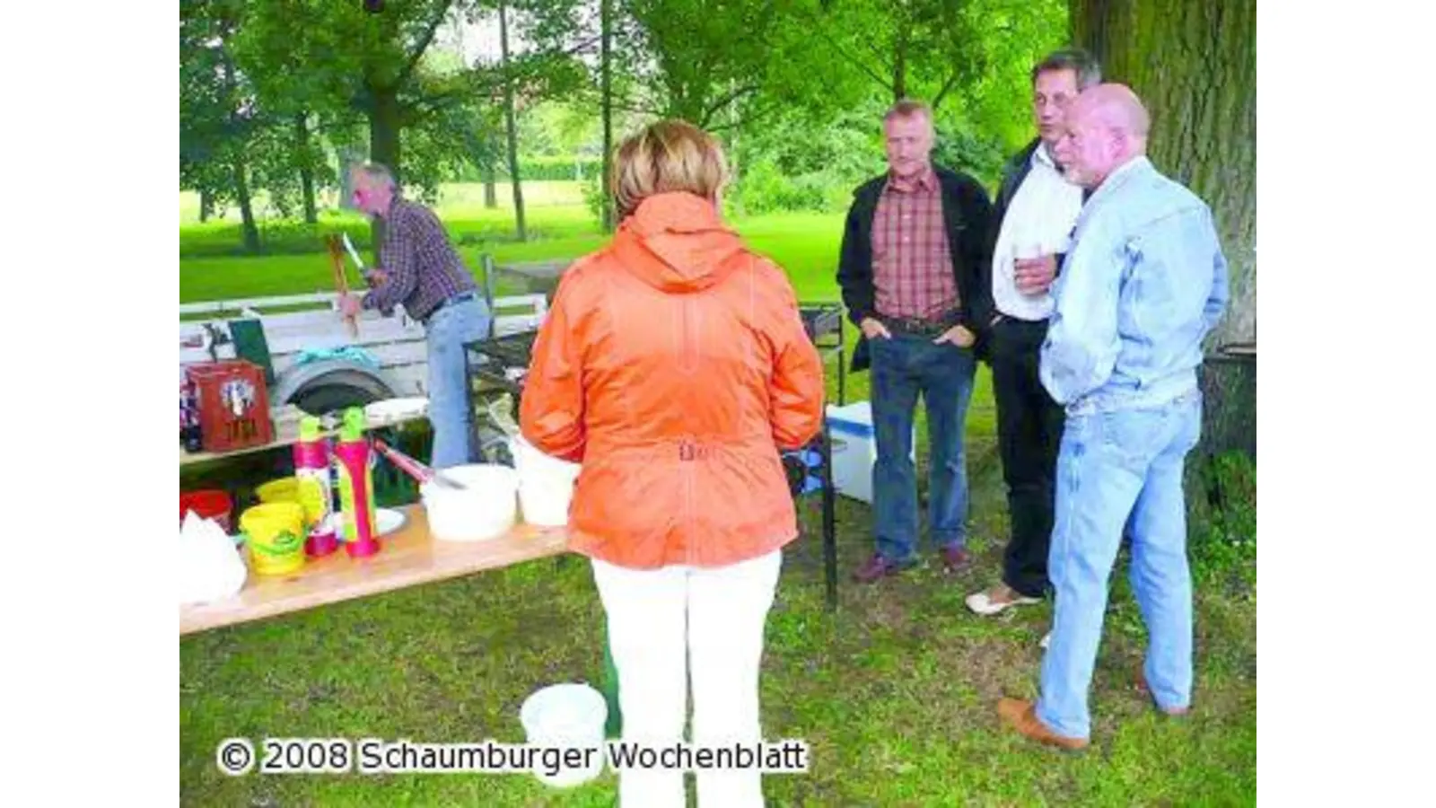 Grillabend unter den Eichen der Siedler (Foto: red)