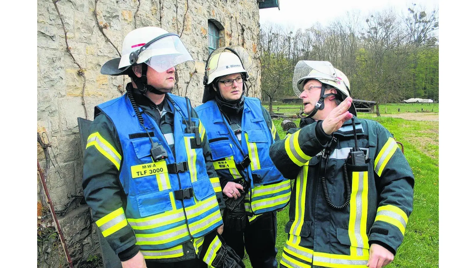 Alarm im Schaumburger Wald (Foto: em)
