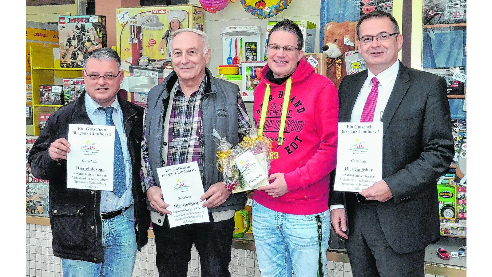 Ein Gutschein für ganz Lindhorst (Foto: bt)