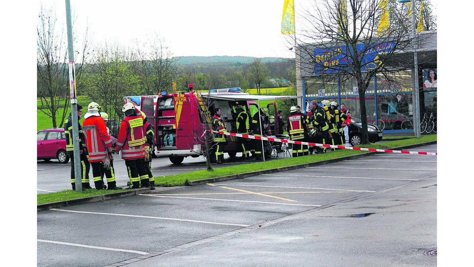 Stechender Geruch löst einen Großeinsatz aus (Foto: gr)