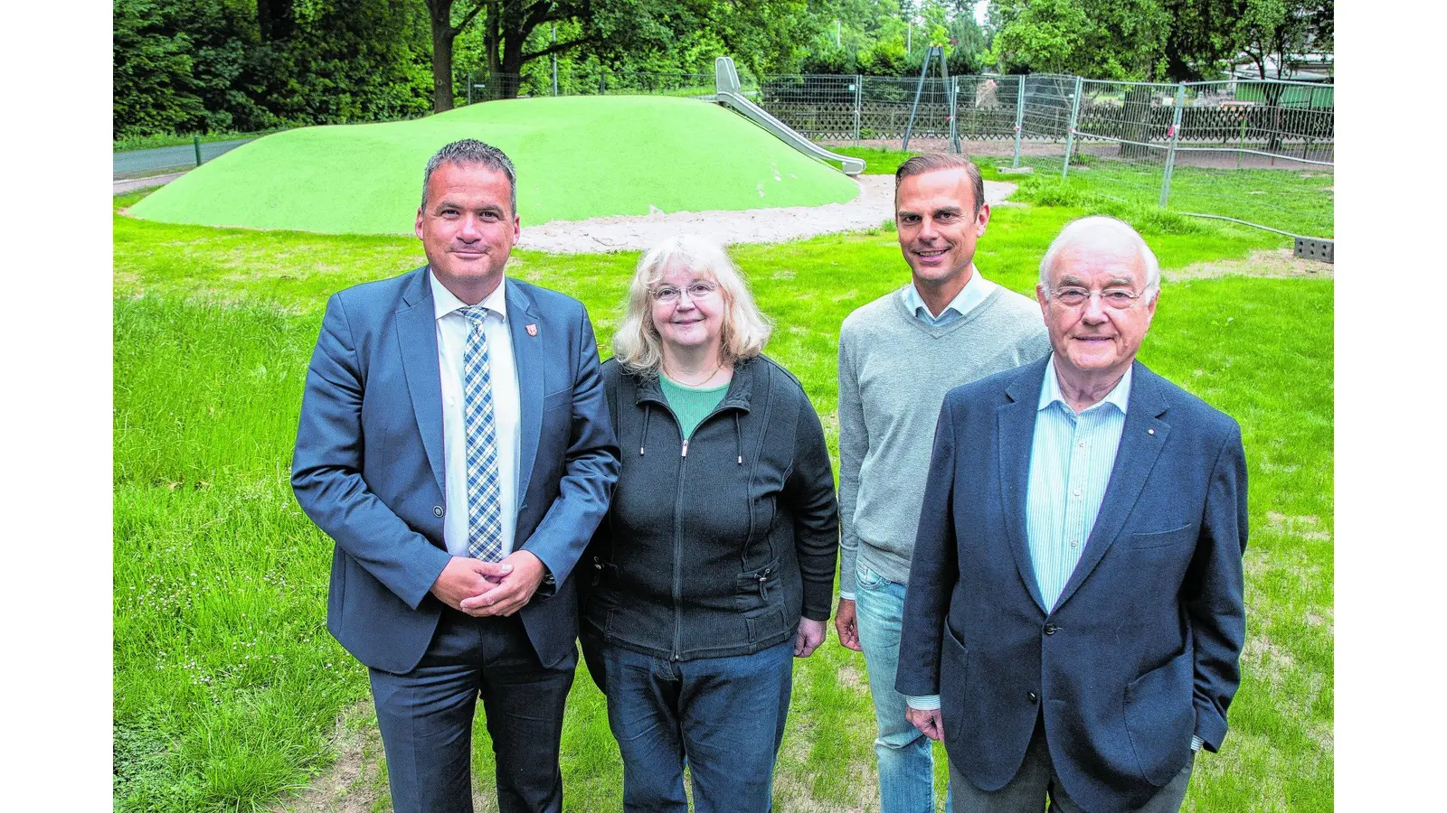 Seilgarten rückt mit Rotary-Spende ein Stück näher (Foto: jl)