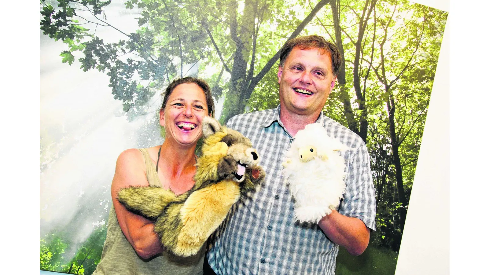 Gleich dreimal heulen hier die Wölfe auf (Foto: wa)