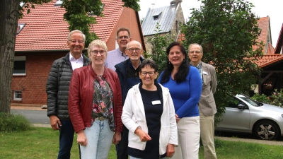 Der Vorstand des Freundeskreises (v.li.): Hans-Georg Oldendorf, Jutta Rohrbach, Jörg Mecke, Rüdiger Stucke, Renate Grothe, Anja Emmanouilidis und Helmut Westendorf.  (Foto: gi)