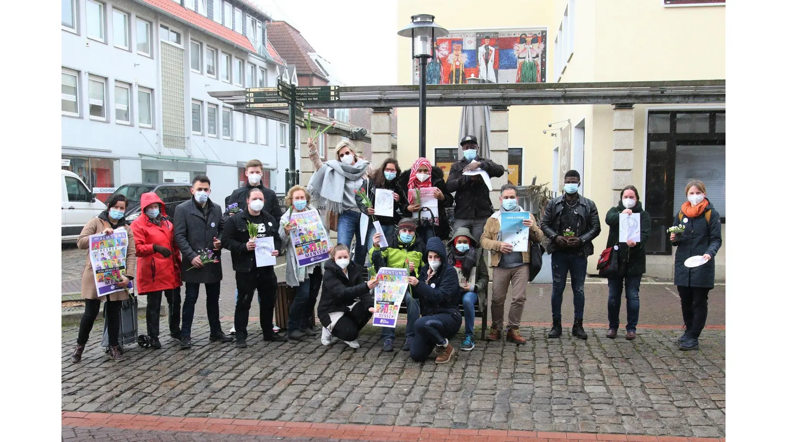 Bündnis setzt Zeichen für buntes Stadthagen (Foto: bb)