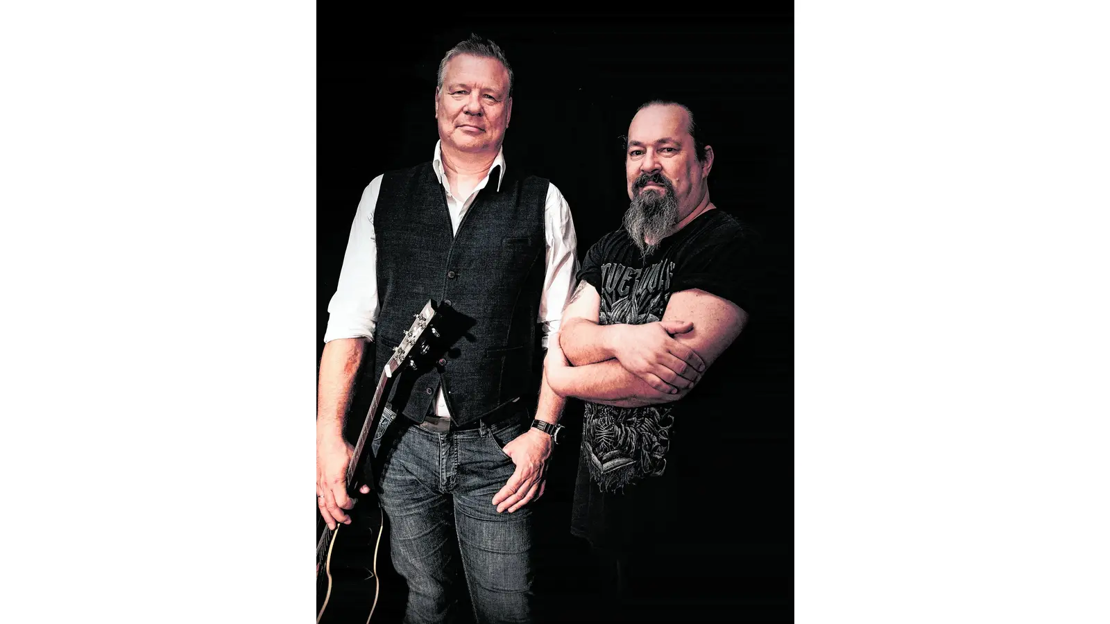 Zwei Vollblutmusiker ganz ohne Filter (Foto: jb)
