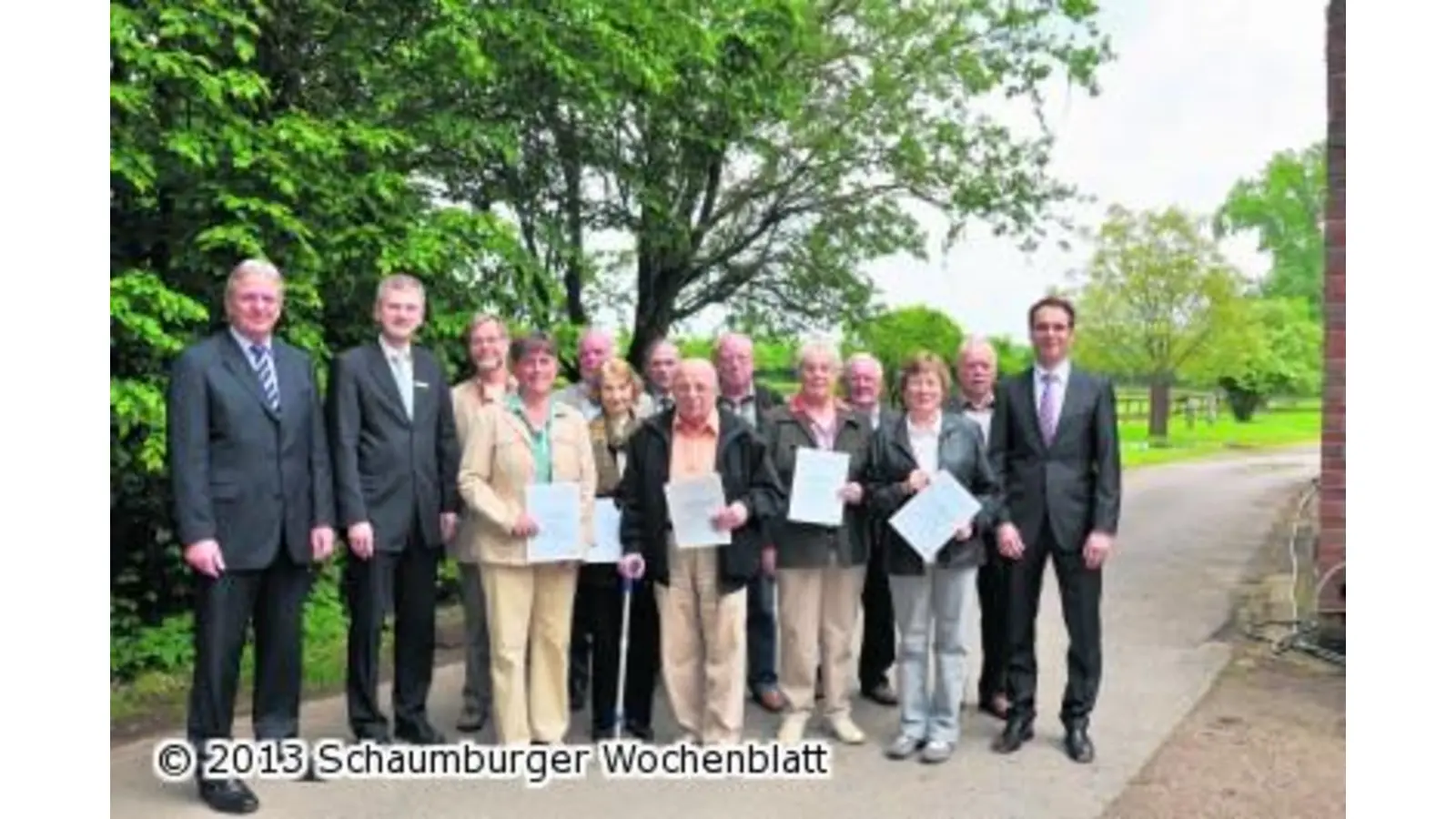 Jubilare blicken auf die Zeitgeschichte zurück (Foto: nb)
