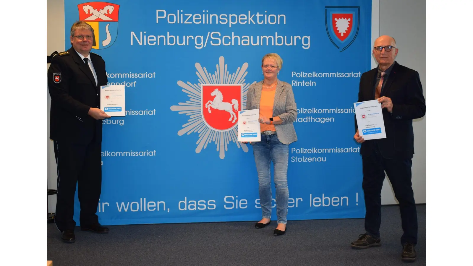 v.l. Mathias Schröder, Anke Heldt und Peter Rosenkranz (Foto: mk)