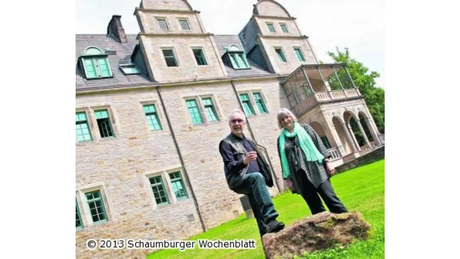 Das Schloss aus besonderer Perspektive (Foto: wa)