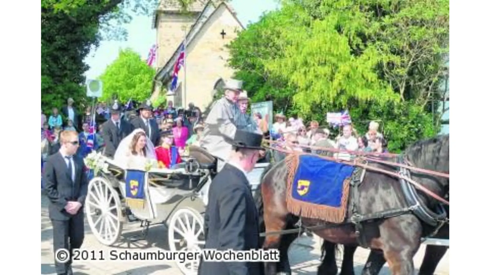 Ein Dorf gibt sich ganz royal (Foto: al)