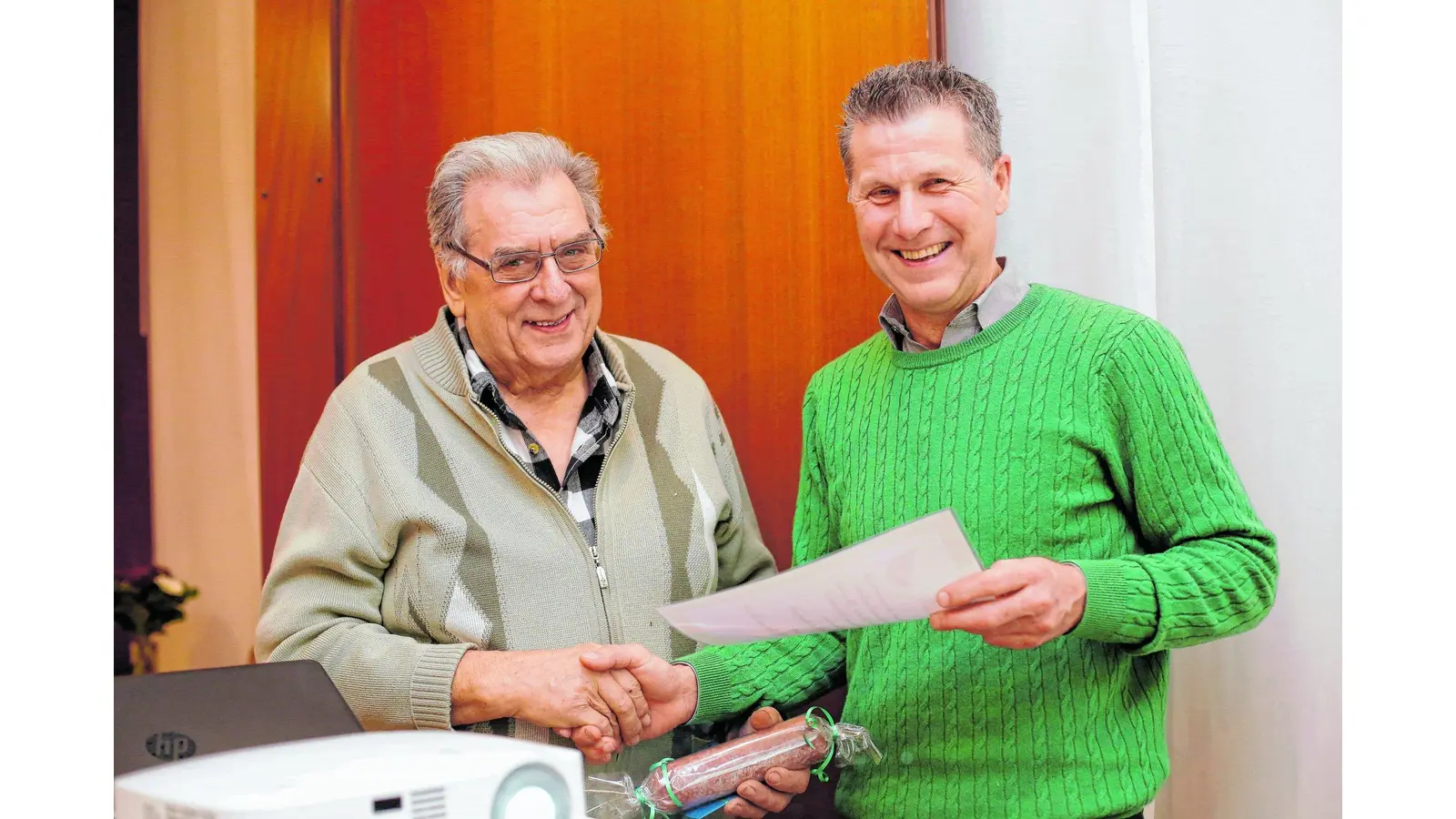 Wo fleißige Sportmänner aktiv bei der Sache sind (Foto: jl)