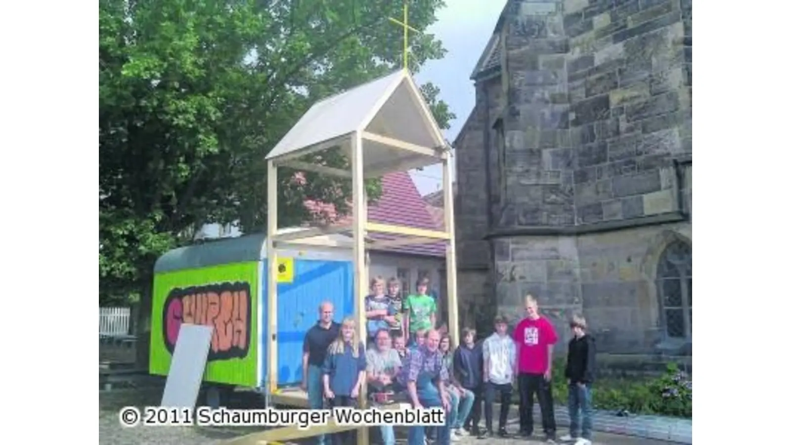 Neuer Kirchturm gebaut (Foto: em)